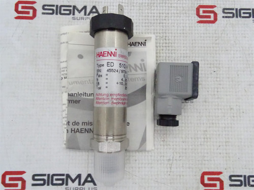 HAENNI ED510/414.211/025 PRESSURE TRANSMITTER