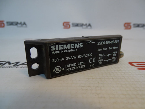 SIEMENS 3SE6604-2BA01 SWITCH