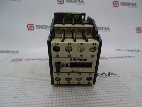 SIEMENS 3TH8280-0AJ2 CONTACTOR