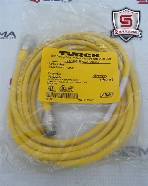 TURCK RK 4.4T-4-RS 4.4T/S1587 CABLE
