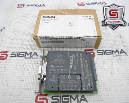 SIEMENS 6ES7963-2AA00-0AA0 PLC MODULE