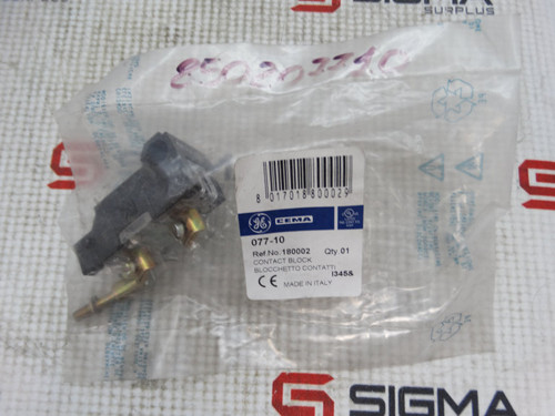 GENERAL ELECTRIC 077-10 CONTACT BLOCK