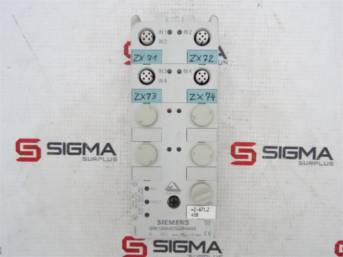 SIEMENS 3RK1200-0CQ00-0AA3 PLC MODULE