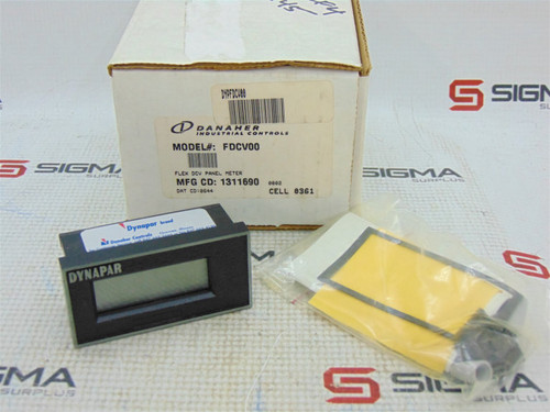DYNAPAR FDCV00 PANEL METER