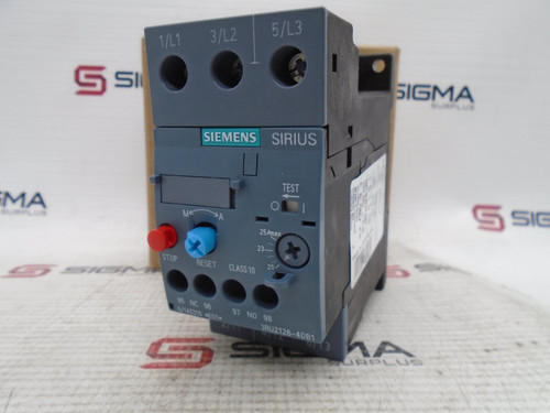 SIEMENS 3RU21264DB1 RELAY