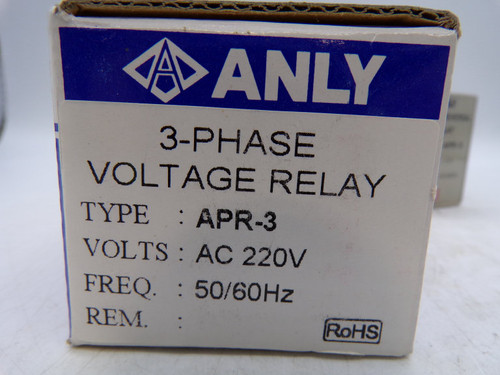 ANLY ELECTRONICS APR-3 RELAY