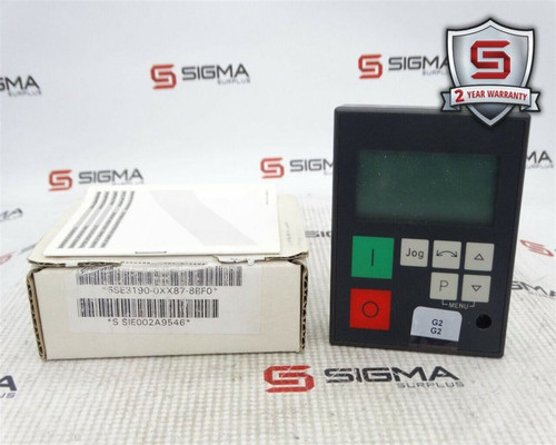 SIEMENS 6SE3190-0XX87-8BF0 HMI