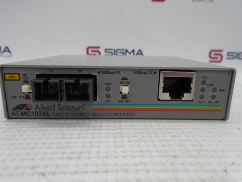 ALLIED TELESIS AT-MC102XL ETHERNET SWITCH