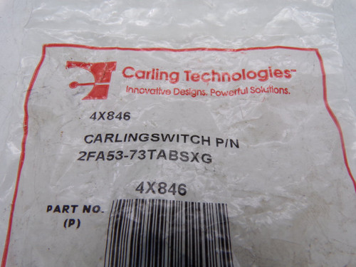 CARLING SWITCH 2FA53-73TABS-XG SWITCH