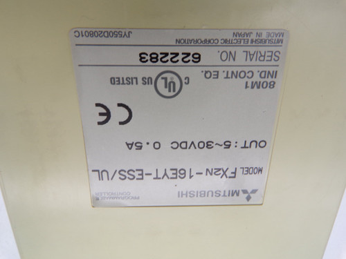 MITSUBISHI FX2N-16EYT-ESS/UL PLC MODULE