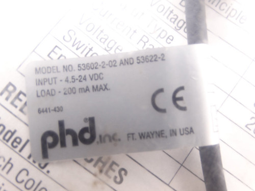 PHD INC 53622-2 SENSOR