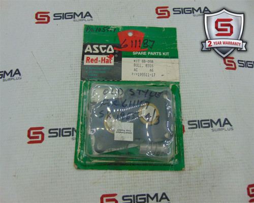 ASCO 68-058 SPARE PARTS KIT