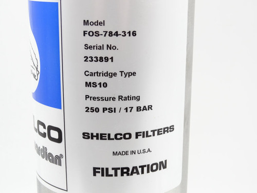 SHELCO FILTERS FOS-784-316 FILTER