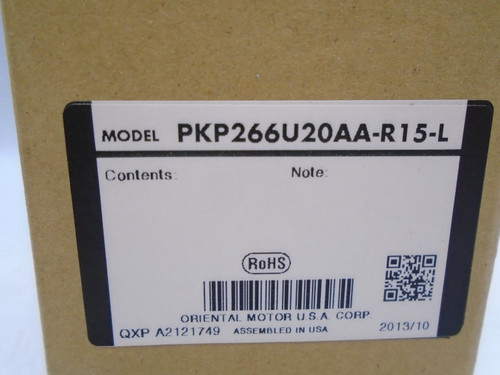 ORIENTAL MOTOR PKP266U20AA-R15 MOTOR