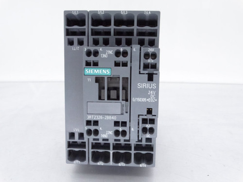 SIEMENS 3RT2326-2BB40 CONTACTOR