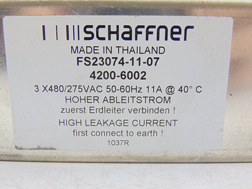 SCHAFFNER FS23074-11-07 FILTER
