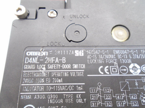 OMRON D4NL-2HFA-B SWITCH