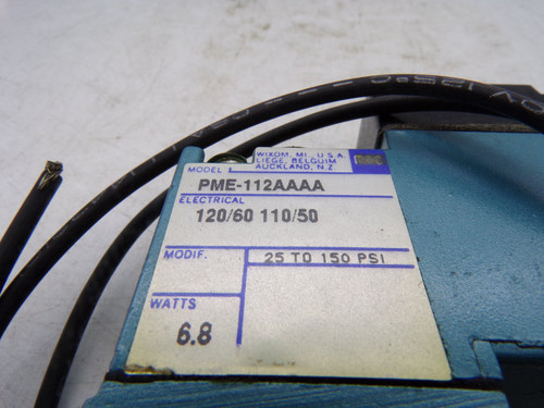 MAC VALVES INC PME-112AA VALVE