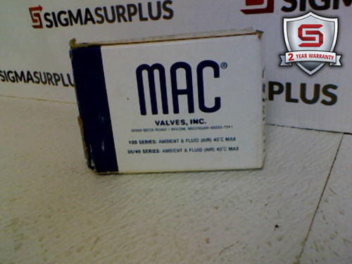 MAC VALVES INC. 423A-00J-RA VALVE