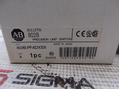 Allen Bradley 802B-PFADXSX Series A Switch