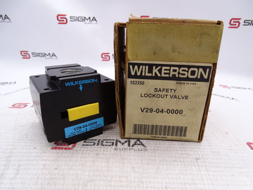 WILKERSON PNEUMATIC V29040000 VALVE