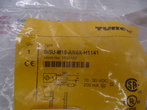 TURCK BI5U-M18-AN6X-H1141 SENSOR