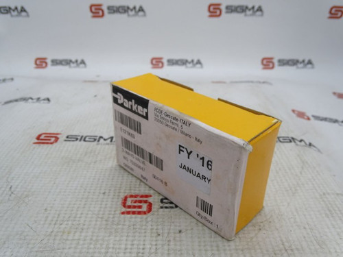 PARKER E121K63 VALVE, 2 WAY, DIRECT OPERATED, HYDRAULIC VALVE, 1/4" BRASS (83067 - NEW)