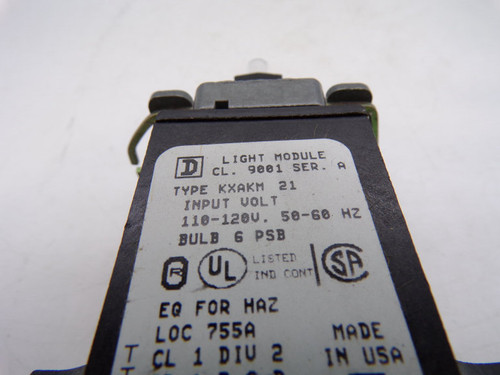 SCHNEIDER ELECTRIC 9001KXAKM21 INDICATOR LIGHT
