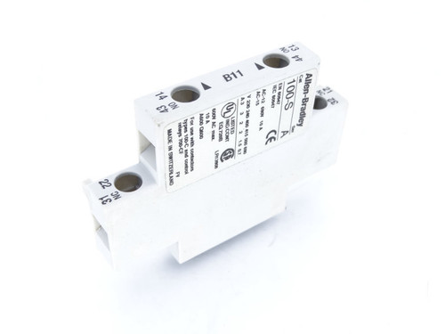 ALLEN BRADLEY 100-SB11 SERIES A CONTACT BLOCK