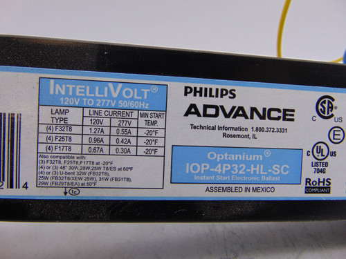 PHILIPS IOP-4P32-HL-SC BALLAST