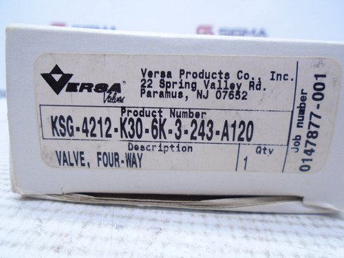 VERSA VALVES KSG-4212-K30-6K-3-243-A120 VALVE