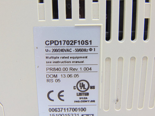 SCHNEIDER ELECTRIC CPD-170-2F10S1 SERVO DRIVE