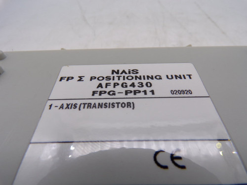 MATSUSHITA ELECTRIC PANASONIC AFPG430 PROCESS CONTROLLER
