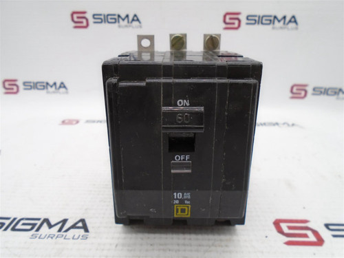 SCHNEIDER ELECTRIC SQUARE D QOB360 CIRCUIT BREAKER