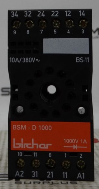 BIRCHER BS-11 RELAY SOCKET