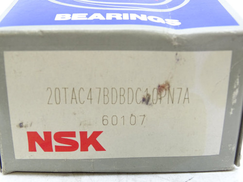 NSK 20TAC47BDBDC10PN7A BEARING