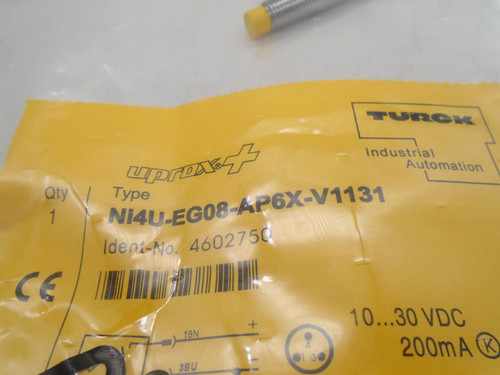 TURCK NI4U-EG08-AP6X-V1131 SENSOR