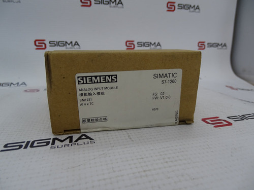 SIEMENS 6ES7231-5QD30-0XB0 PLC MODULE