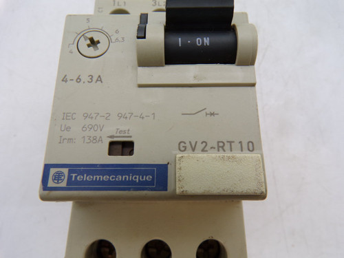 SCHNEIDER ELECTRIC TELEMECANIQUE GV2RT10 MOTOR STARTER