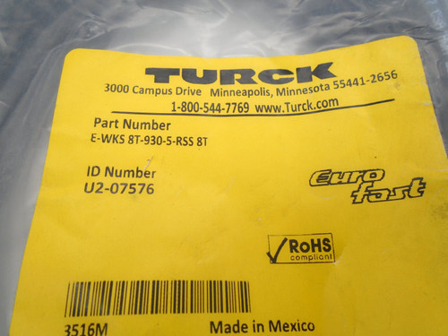 TURCK E-WKS 8T-930-5-RSS 8T CABLE