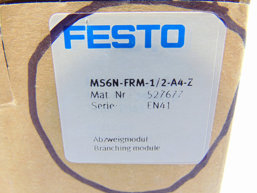 FESTO MS6N-FRM-1/2-A4-Z MANIFOLD