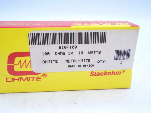 OHMITE 810F100 RESISTOR