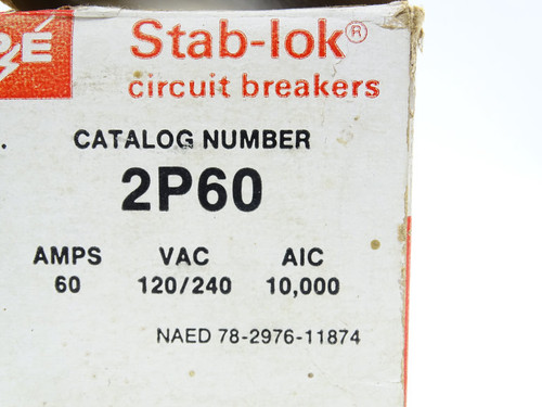 FEDERAL PACIFIC ELECTRIC NA260 CIRCUIT BREAKER