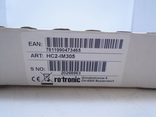Rotronics Module Rotronic HC2-IM305 Temperature Controller
