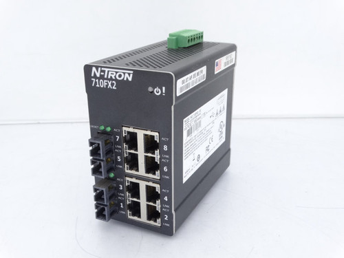 RED LION CONTROLS 710FX2-SC ETHERNET SWITCH