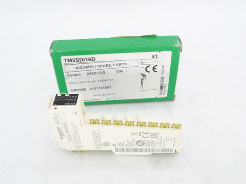 SCHNEIDER ELECTRIC SQUARE D TM5SDI16D PLC MODULE