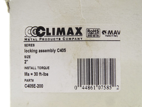 CLIMAX METAL PRODUCTS CO C405E-200 COUPLING