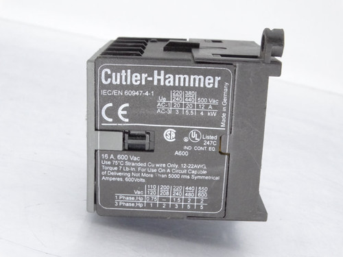 CUTLER-HAMMER CE12CNC310-A1 CONTACTOR