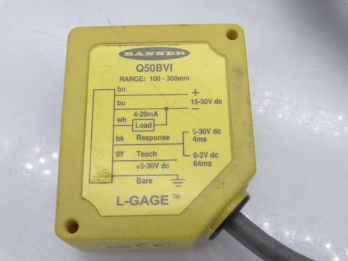 BANNER ENGINEERING Q50BVI SENSOR