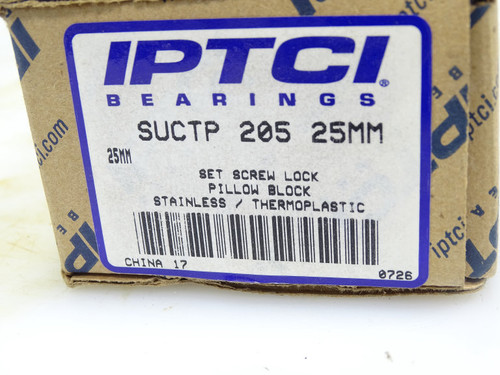 IPTCI BEARINGS SUCTP 205 25MM BEARING